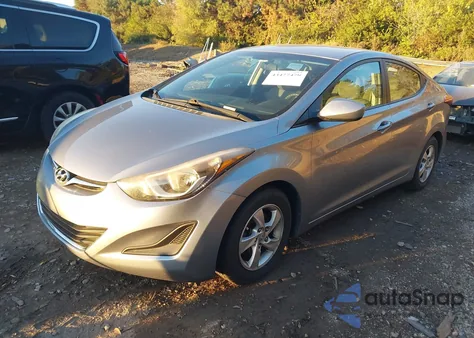 2015 Hyundai Elantra Se from USA, damaged, VIN 5NPDH4AE4FH590744